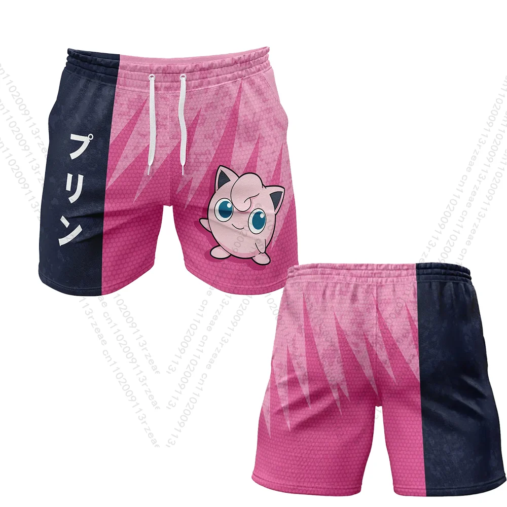 Anime Pokemon Vigglypuff Fitness Shorts männer Junge Cosplay Drucken Casual Straße Atmungsaktive Kleidung Uniform Geschenk Spielzeug Druck Shorts Image