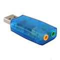 Scheda audio Scheda audio esterna Scheda audio USB per PC USB 2.0 Microfono esterno virtuale Altoparlante Adattatore scheda audio per PC audio 3D a 5.1 canali