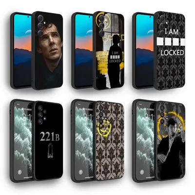 Suspense Investigation Movie S-sherlock Phone Case For Samsung Galaxy S25 S24 S23 S22 S21 PLUS ULTRA