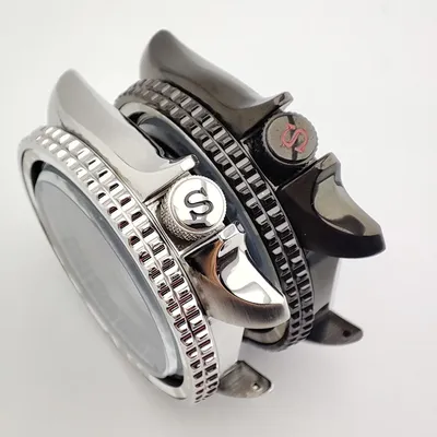 42mm NH35 Case Men's Watch Case Sapphire Stainless Steel Case for skx007 sxk009 Case NH35 NH36 Movement Watch Replacement Part