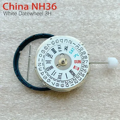 New China Made NH36 Movement Replacement Japan NH36 Movements Date At 3:00 High Accuracy Automatic Mechanical Movement NH36A
