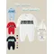 Fashion 2025 Autumn Newborns Clothes Long sleeves Toddler Romper %100 Cotton Soft Bib scarf Baby Boys Jumpsuit Hat Set Bodysuits