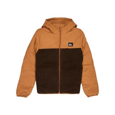 Funktionsjacke QUIKSILVER "Scaly Reversible", Kinder, Gr. 12, beige (almond), 100% Polyester, Jacken