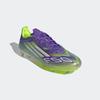 Fußballschuh ADIDAS PERFORMANCE "F50 PRO FIRM GROUND BOOTS", Gr. 45, lila rush, cloud weiß, lucid lemon, Synthetik, Textil, sportlich, Schuhe, geeignet für Rasenplätze