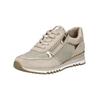 Sneaker MARCO TOZZI "Marco Tozzi Sneaker Lederimitat/Textil", Damen, Gr. 40, beige (beige, gold), Lederimitat, Textil, casual, Schuhe