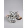 Clog ANISTON SHOES, Damen, Gr. 41, grau (grau, sanftes weiß), Filz, meliert, klassisch, Schuhe, Clog, Hausschuh, Homeslipper, verstellbare Schnalle - NEUE KOLLEKTION