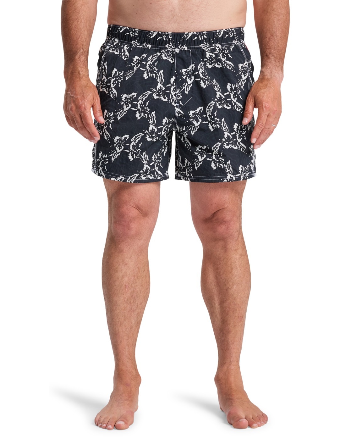 Boardshorts QUIKSILVER "Diamond Arch Printed 15", Herren, Gr. XS, schwarz interpetal, 53% Nylon, 47% Hmda (Nylon), Hosen Image