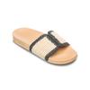 Sandale ROXY "Slippy Iv Country", Gr. 9(40), schwarz (schwarz, tan), Obermaterial: 100% Polyster PU, Futter: 100% Textil, Laufsohle: 100% EVA, Schuhe