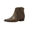 Bikerboots FELMINI "Felmini Stiefelette Leder", Damen, Gr. 42, grau, Leder, casual, Schuhe