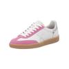 Sneaker RIEKER "Rieker Sneaker Glattleder", Damen, Gr. 40, pink (pink, weiß), Glattleder, casual, Schuhe