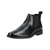 Stiefelette LLOYD "LLOYD Stiefelette Leder/Textil", Herren, Gr. 42,5, schwarz, Leder, Textil, casual, Schuhe