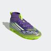 Fußballschuh ADIDAS PERFORMANCE "F50 LEAGUE KUNSTRASEN NEUERER GENERATION, HART- UND ASCHENPLÄTZE E KIN", Gr. 38,5, lila rush, cloud weiß, lucid lemon, Synthetik, Textil, sportlich, Schuhe, geeignet für Rasen- und Kunstrasenplätze