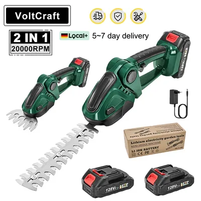 2 IN 1 Elektrische Heckenschere Schnurlose Tragbare Rasenmäher Strauch Schere Pruner Trimmer Garten Werkzeuge Für Makita 18 V batterie