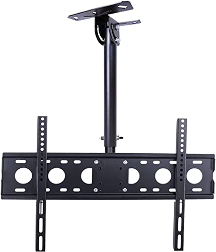 Multifunction Tilt Swivel LCD Ceiling Mount Tv Bracket, Fits Most 32"-70" LCD Flat Panel Display Max 610x410 Mm, Max Loading Up To 50kg, Height Adjustable TV Mount TV