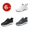 Männer Große Größe 6 cm Höhe Erhöhen Atmungsaktive Mesh Casual Sport Lift Turnschuhe Bequeme Aufzug Schuhe Sportliche Wanderschuhe