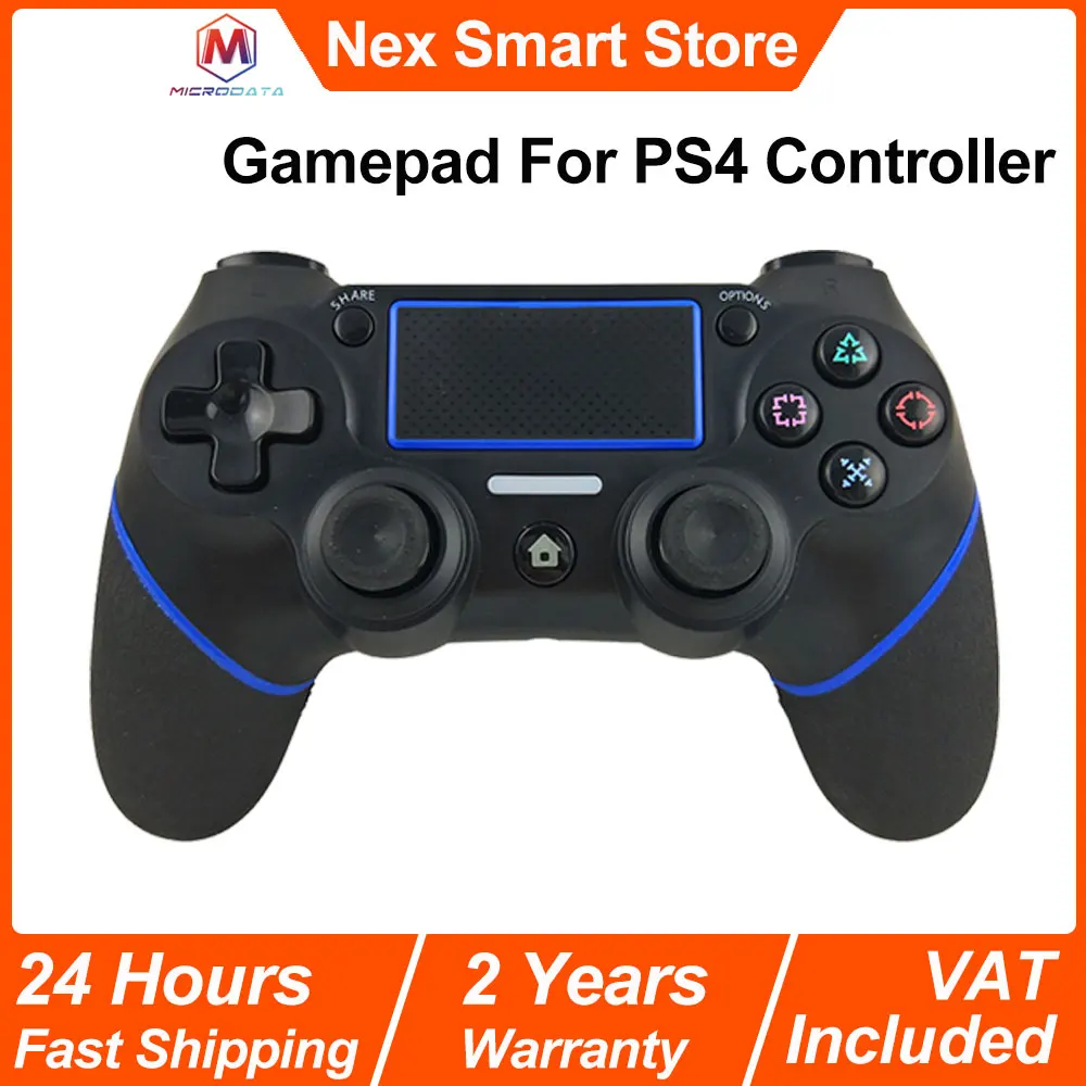 Gamepad für PS4-Controller, kabelloser Bluetooth-Controller, sechsachsiger Doppel-Vibrations-Controller, für PS4/PC Wireless Gamepad Image