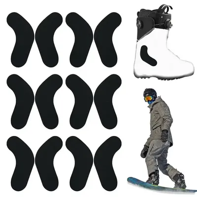 6 Paar Snowboard-Stiefel-Montagepads, Ski-Knöchelschutzpolster, Sport-Ski-Knöchelstiefelpolster, Schaumstoff-Knöchelknochenpolsterung für Ski