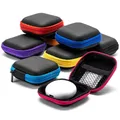 1-4 pezzi custodia per cuffie portatile antiurto borsa per auricolari custodia per cuffie guscio rigido accessori per auricolari scheda di memoria cavo USB