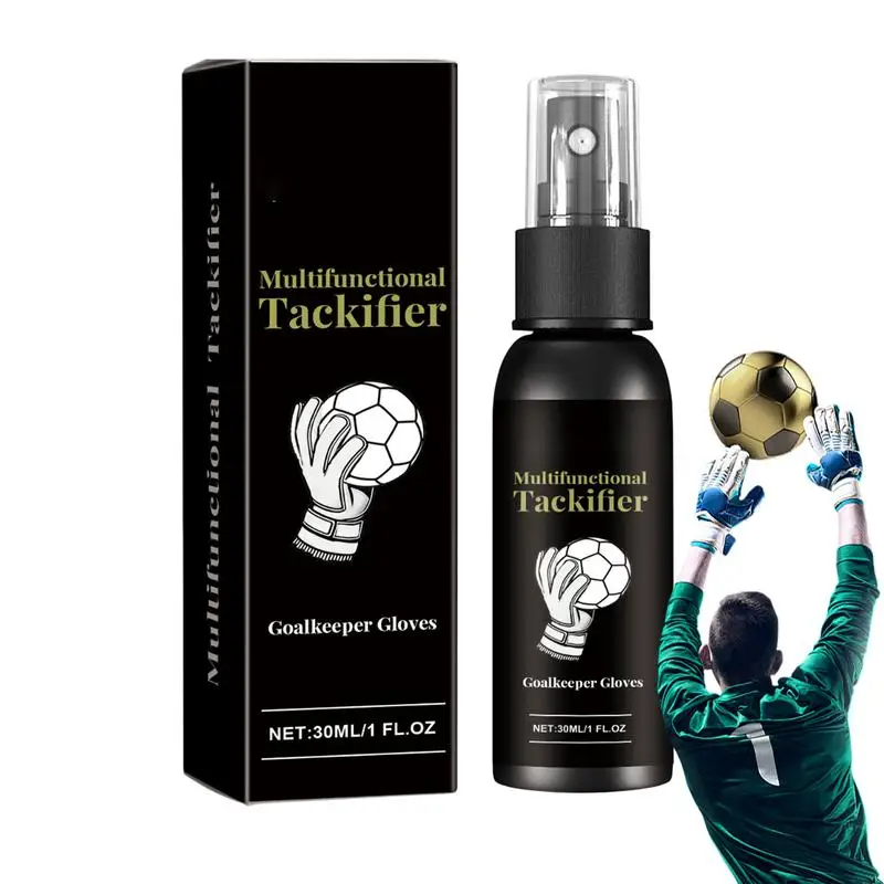 30 ml Grip-Spray für Torwarthandschuhe, sanfte Handschuhe zum Waschen und Vorbereiten von Torwarthandschuhen, Spray, effektives Schutzhandschuh-Griffspray Image