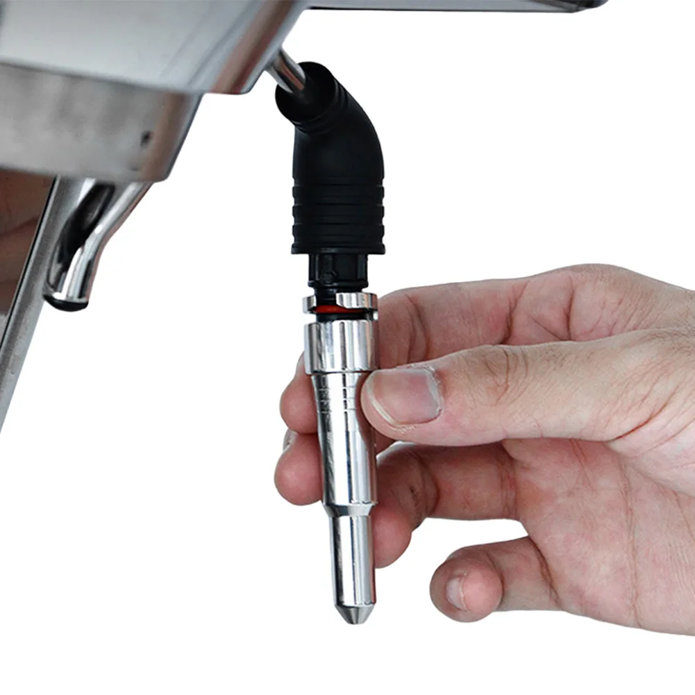 Dampfdüse, rostfrei, Kaffeemaschine, Dampfdüse, Einloch-Milchaufschäumer, Schaumschlauch für Delonghi EC 9335 9665 ECAM22.110SB Image