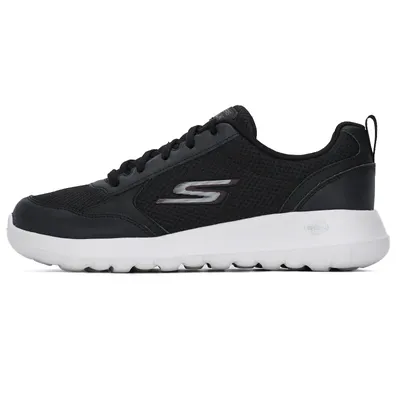 Skechers Men's Shoes Go Walk Max Lightweight Strap Walking Shoes Fashionable and Plaid Casual Shoes 216166-Bkw