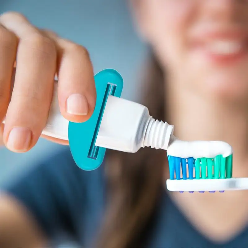Zahnpasta-Tubenpresse, Zahnpasta-Clip, Tube-Quetschwerkzeug, arbeitssparender Zahnpasta-Roller, reduziert Abfall und einfaches Drücken für Kinder Image
