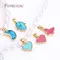18K Real Gold Plated Turquoise Geometry Pendants For Necklace Making,High Quality Connector Pendants DIY Accessories Wholesale