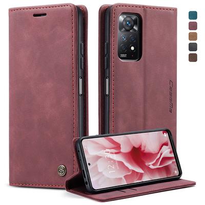 Phone Case For Xiaomi Universal Wallet Case Flip Cover Kickstand Shockproof TPU PU Leather