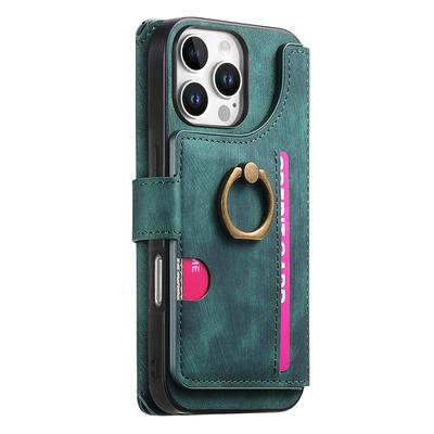 Phone Case For iPhone 17 Pro Max 17 Air 16 Pro Max Plus 16 16 Plus iPhone 16 Pro 15 15 Pro Max 15 14 Pro Max Plus 13 Pro Max Wallet Case Zipper Kickstand Card Slot Retro TPU Nylon PU Leather