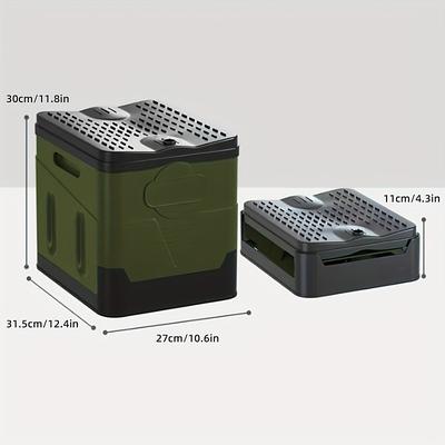 Portable 1pc Foldable Outdoor Toilet RV Toilet for Camping Hiking Trekking Travel