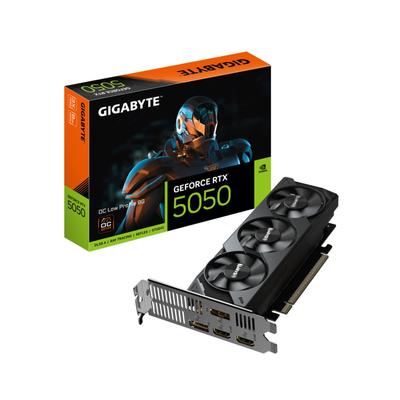 GIGABYTE Grafikkarte "GeForce RTX 5050 OC Low Profile 8G Grafikkarte - 8GB GDDR6, 128bit, PC", eh13, Grafikkarten