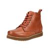 Schnürstiefelette ANDREA CONTI "Andrea Conti Stiefelette Leder", Damen, Gr. 40, braun (kastanie), Leder, casual, Schuhe