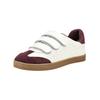 Sneaker STEVE MADDEN "STEVE MADDEN Sneaker Veloursleder", Damen, Gr. 37, rot (beige, rot), Veloursleder, casual, Schuhe