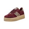 Plateausneaker STEVE MADDEN "STEVE MADDEN Sneaker Leder/Synthetik", Damen, Gr. 37, rot (burgundy), Leder, Synthetik, casual, Schuhe