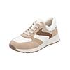 Sneaker REMONTE "Remonte Sneaker Leder", Damen, Gr. 41, beige (sand), Leder, casual, Schuhe