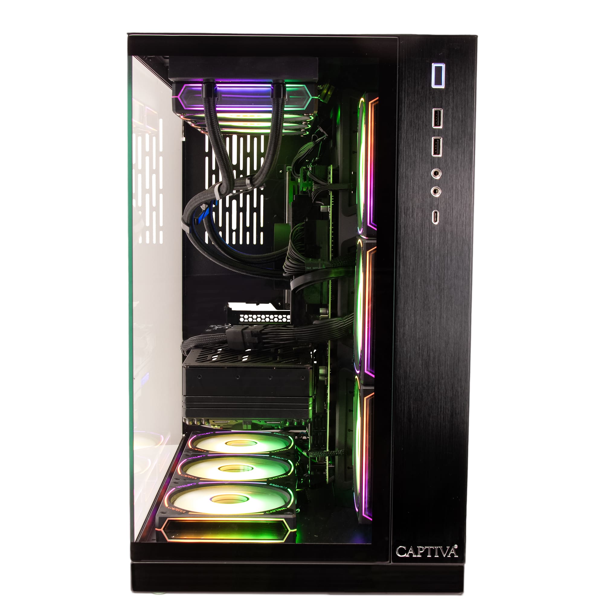 CAPTIVA Gaming-PC "Advanced Gaming I93-191", ohne farbbezeichnung, B:37,5cm H:71cm T:73cm, Desktop-PCs Image