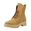 Schnürstiefelette IMAC "Imac Stiefelette Nubukleder", Damen, Gr. 40, braun (camel), Nubukleder, casual, Schuhe