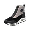 Stiefelette REMONTE "Remonte Stiefelette Lederimitat", Damen, Gr. 40, schwarz (schwarz, silber), Lederimitat, casual, Schuhe