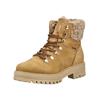 Schnürstiefelette IMAC "Imac Stiefelette Nappaleder", Damen, Gr. 39, braun (camel), Nappaleder, casual, Schuhe