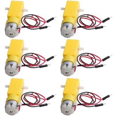 6 Stück tt dc Getriebemotor Doppelwelle 3–6 v Getriebemotor für Arduino Smart Car Robot - Csparkv Image