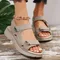 Chaussures sandales femmes été rétro femmes chaussure sandales confortables dames chaussures pour femmes antidérapantes sandale de fête chaussures pour femmes femme