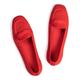Frank Mully Womens Square Toe Loafers Comfortable Office Work Shoes Cute Penny Loafers Slip On Walking Driving, red, 8 UK