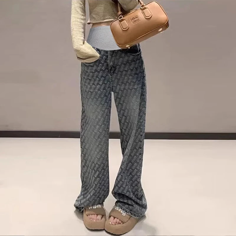 2025, Schwangerschafts- und Mutterschaftsmode, Damen, Bauchunterstützung, Freizeit, Schwangere, Sommerhose, Damenmütter, Jeans, Kleidung, Damenbekleidung Image