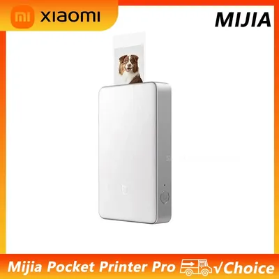 NEUER Xiaomi Mijia Pocket Photo Printer Pro AR Video Photo Bluetooth-Verbindung Integrierter automatischer Filmabdeckungs-HD-Druck Image