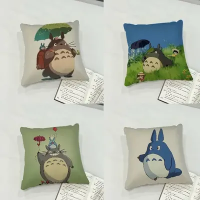 T-Totoros-S Kissenbezug Kissen für Abdeckung Home Decor Artikel Wohnzimmer Dekoration Kissenbezüge Image