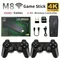 Video Game Sticks M8 Console 2.4G Dual Wireless Controller Game Stick 4K 10000 games 64GB Retro game For Dropshiopping Xmas Gift