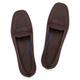 Frank Mully Womens Square Toe Loafers Comfortable Office Work Shoes Cute Penny Loafers Slip On Walking Driving, dark brown, 9 UK