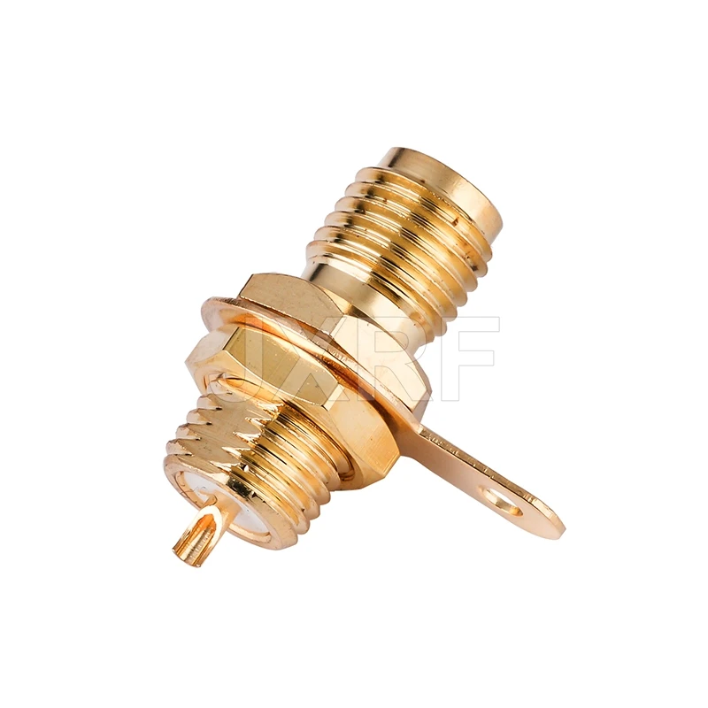 JX Hf-steckverbinder Sma-buchse RF Koaxial Adapter Panel Mount mit Mutter Schott Griff Solder Post Jack Stecker Image