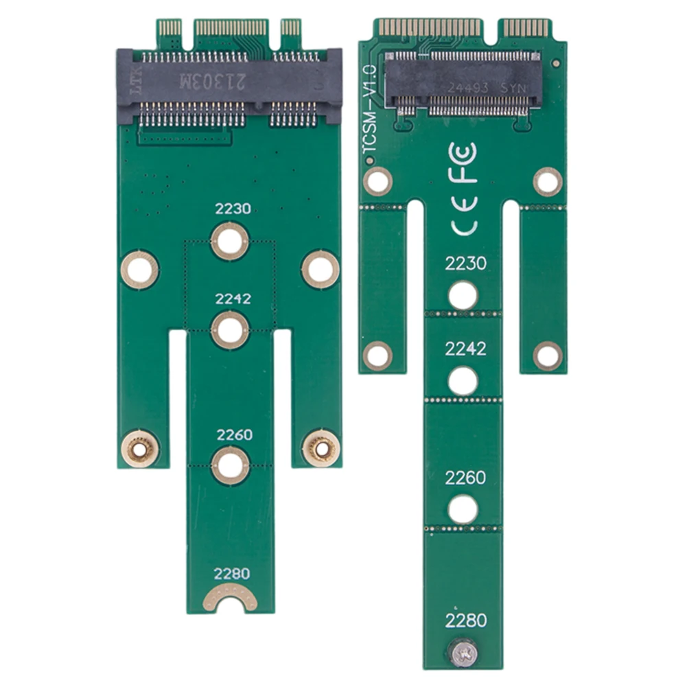 MSATA zu NGFF Konvertierungskarte M.2 NGFF Adapterkarte MSATA NGFF zu MSATA Stecker Riser M.2 Adapter für 2242/2260/2280 M.2 SSD Image