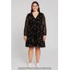 Anna Field Curvy Damen Kleid, Gr. 46, schwarz, Synthetik